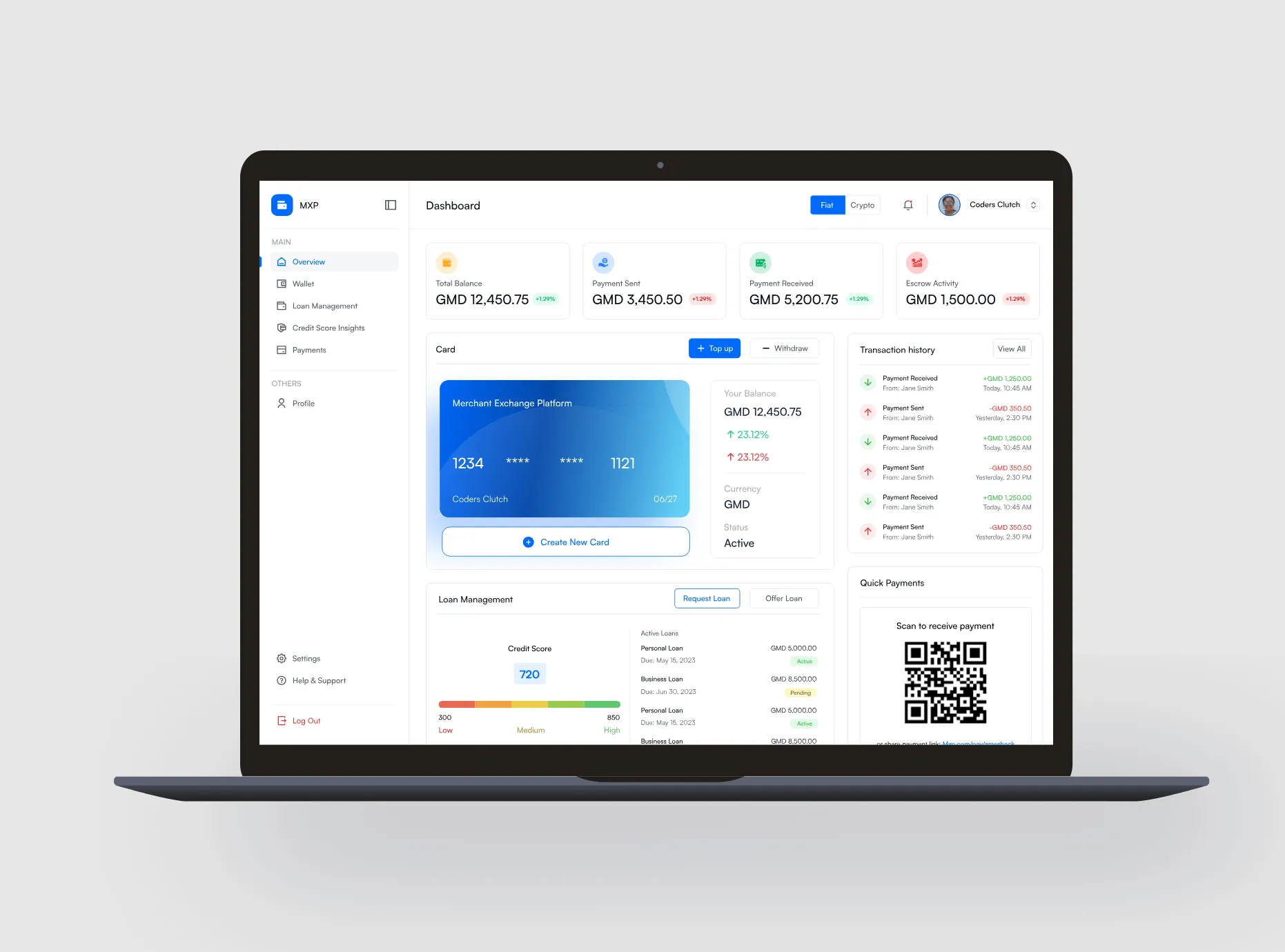 Merchant Exchange Platform