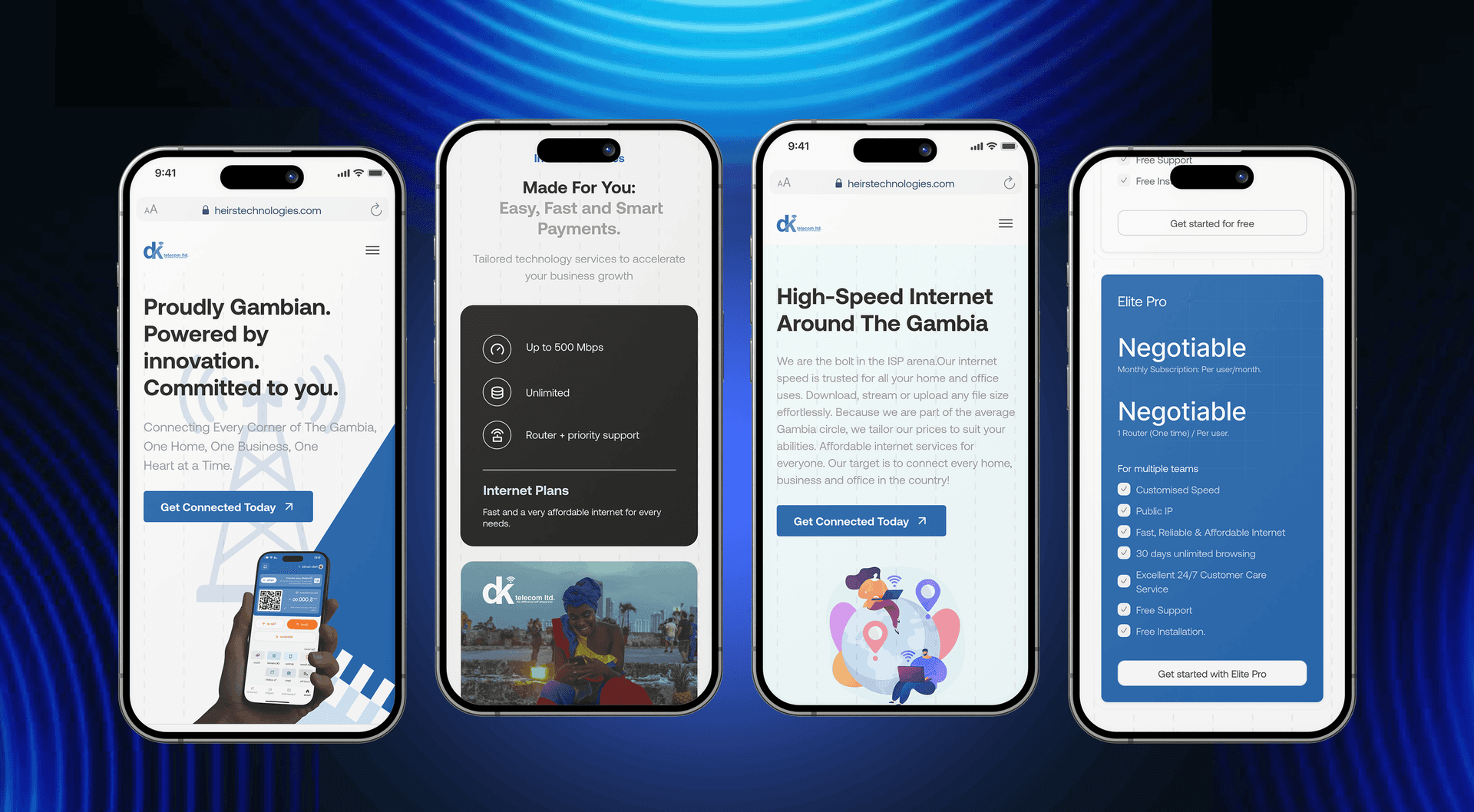 DK Telecom mobile preview