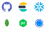 Developer tool logos including GitHub, Snowflake and PagerDuty